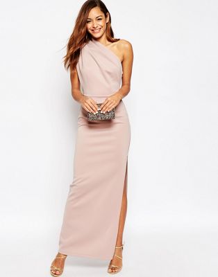 ASOS One Shoulder Maxi Dress with 