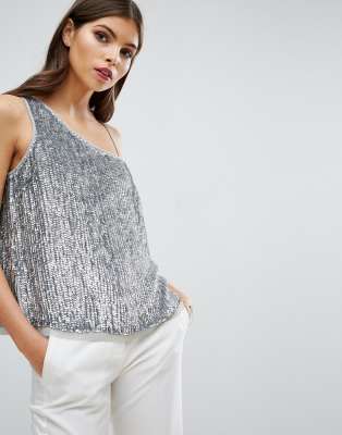 asos sparkly top