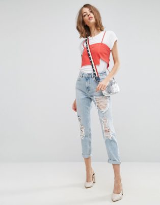 asos original mom jeans