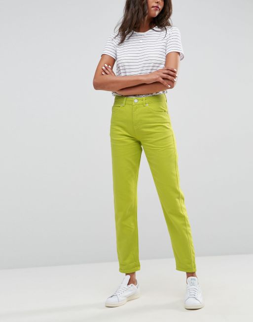 Neon sales green jeans