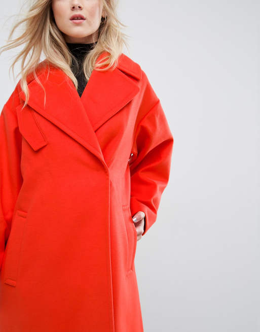 ASOS Oversized Coat with Pocket Detail ASOS