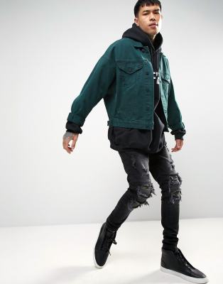 asos men's oversized denim jacket