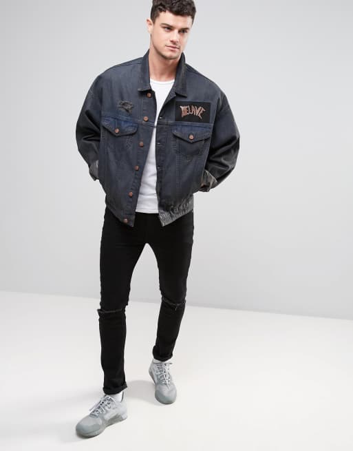 Asos oversized denim store jacket