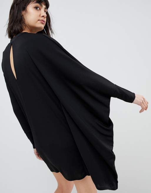 Oversized 2025 batwing dress