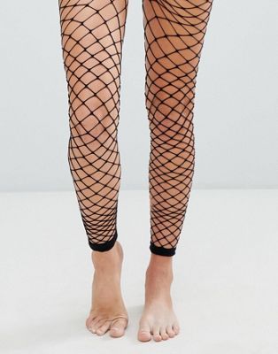ASOS DESIGN footless fishnet tights