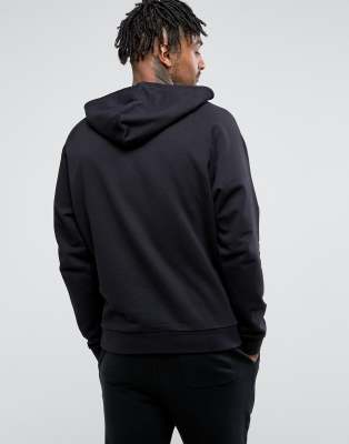 black oversized hoodie