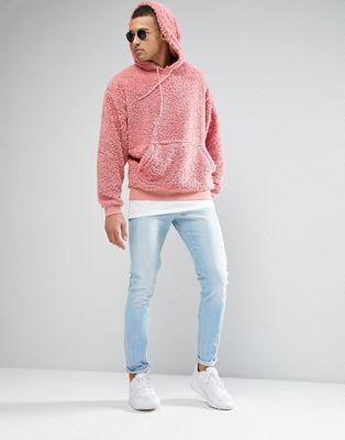 asos sherpa hoodie