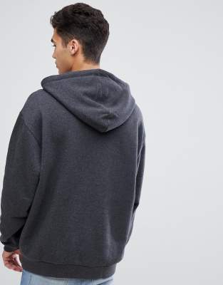 oversized charcoal hoodie