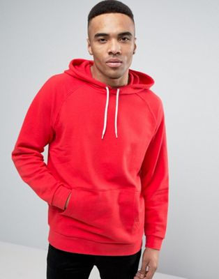 red hoodie oversized