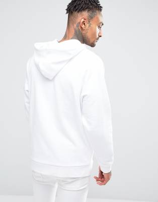 white hoodie oversized