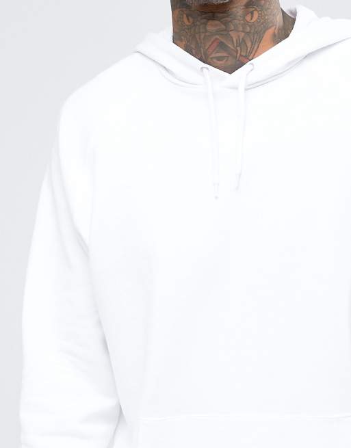 Asos white hoodie sale