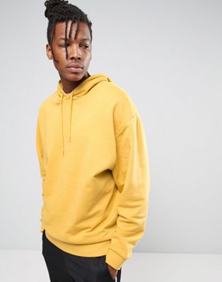 oversized yellow hoodie