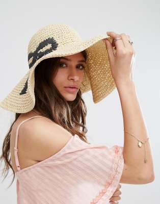 floppy hat with bow