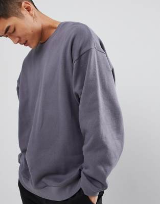 grey washed sweatshirt