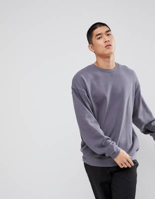 asos grey sweatshirt