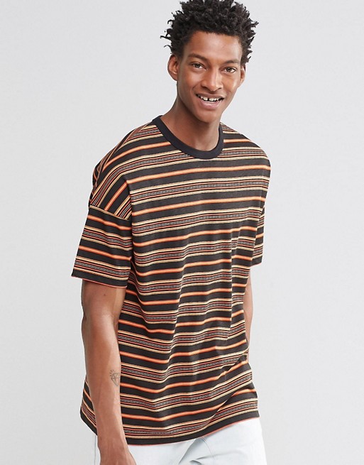 ASOS | ASOS Oversized T-Shirt In Retro Stripe