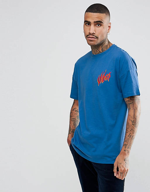 ASOS Oversized T-Shirt With Embroidered Text | ASOS