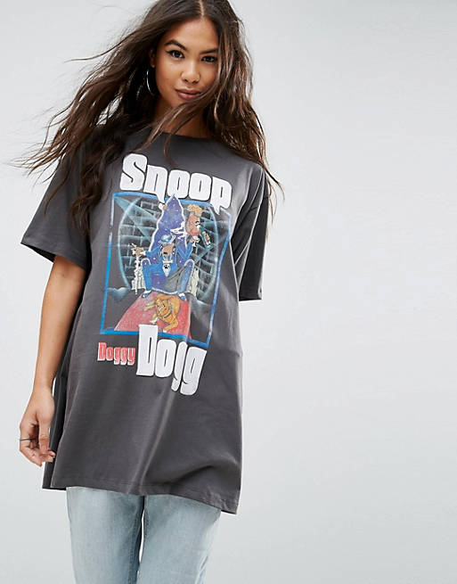 ASOS Oversized T- Shirt with Snoop Dog Print