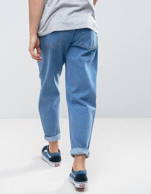 oversized tapered jeans