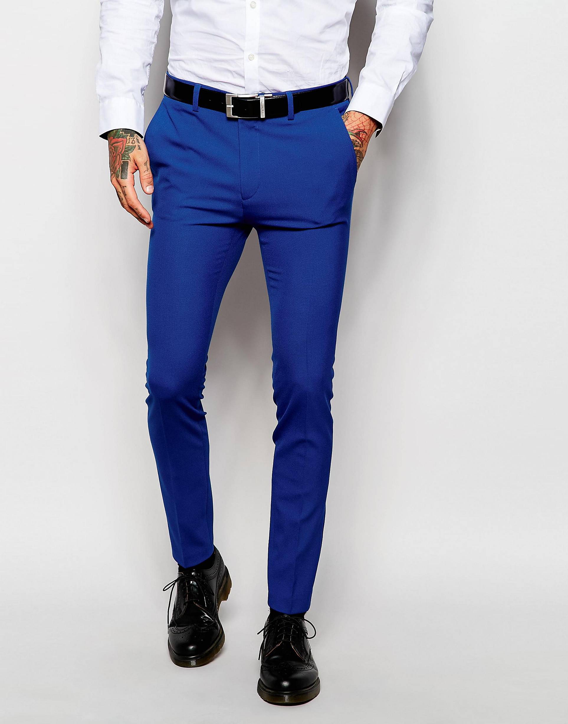 Темно синий штаны мужские