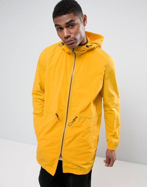 Yellow on sale coat asos