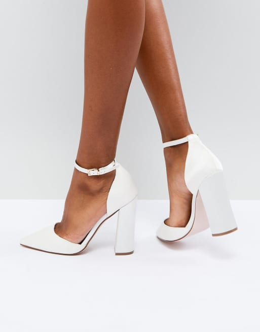 ASOS PEBBLE Bridal Pointed High Heels