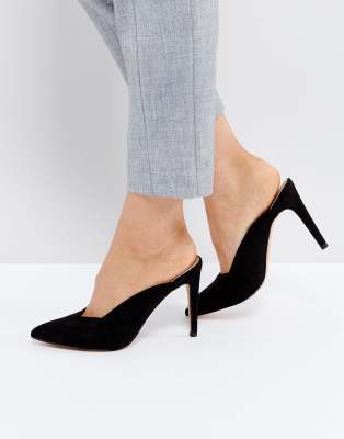 womens mules with heels