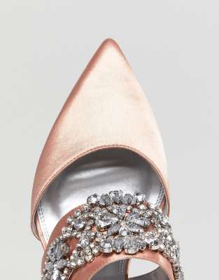 asos perfect combo embellished heels