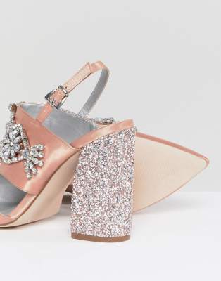 asos bridal heels