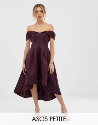 asos aubergine dress