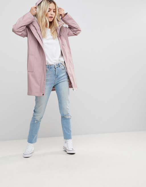 Asos borg hot sale lined raincoat