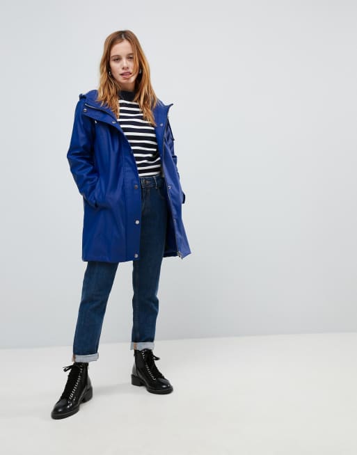 Asos hot sale borg raincoat