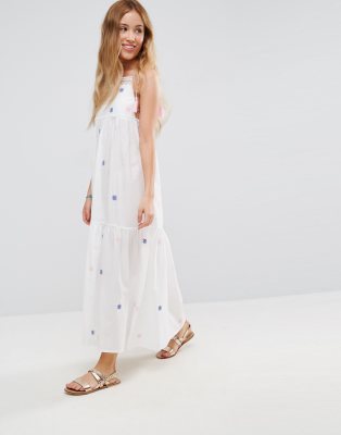petite cotton maxi dresses