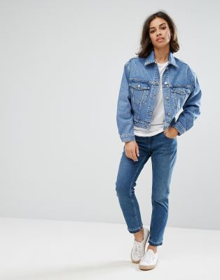 asos petite denim jacket
