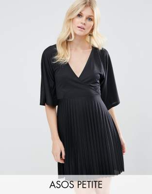 asos black kimono dress