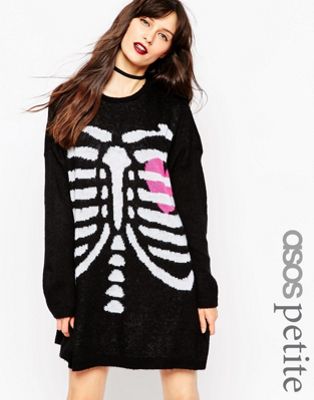 skeleton jumper dress