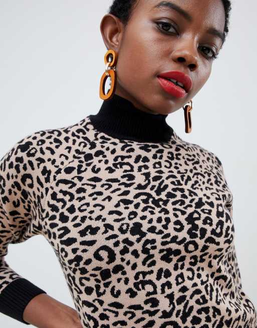 Asos 2025 leopard jumper