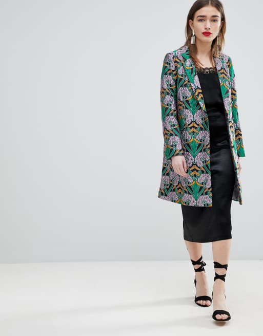 Asos slim coat sales