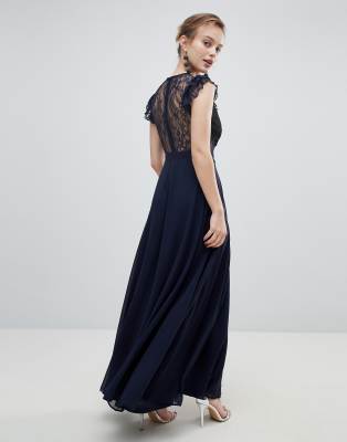 asos lace maxi dress