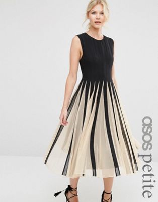 asos fit and flare midi dress