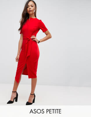 asos midi wrap dress