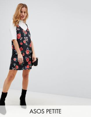 floral slip dress mini