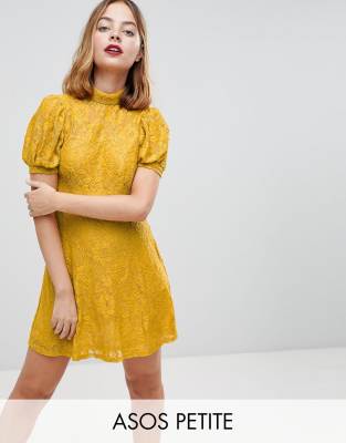 asos petite lace dress