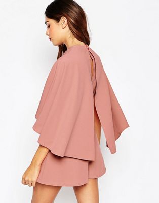 playsuit with cape skirt