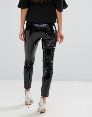 vinyl jeggings