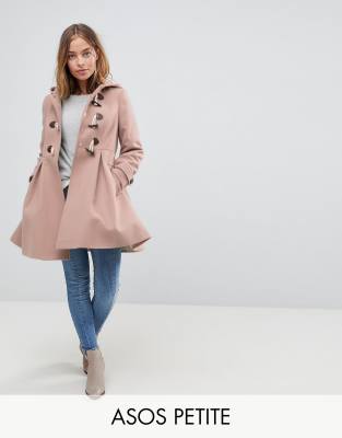 Fit and outlet flare coat petite