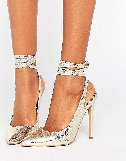 ASOS PIPE DOWN Pointed High Heels