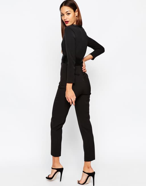 Asos best sale tuxedo jumpsuit