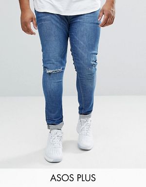 Ripped Jeans For Men | Destroyed & Distressed Jeans | ASOS