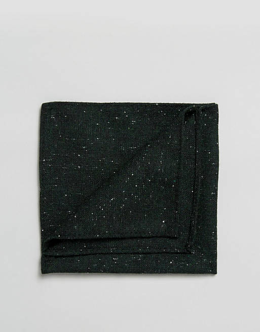 ASOS Pocket Square In Green Warm Handfeel Texture
